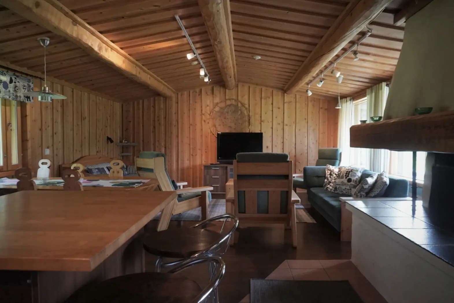 Cozy living room view