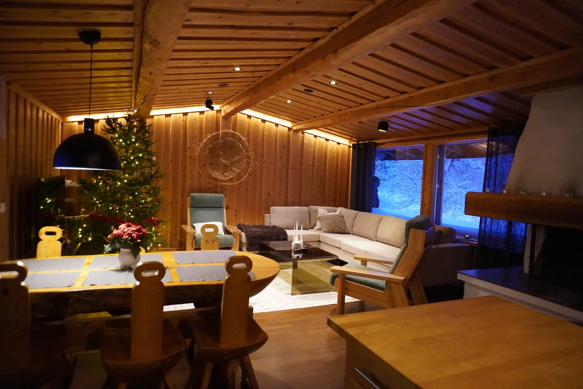 Living room interior detail