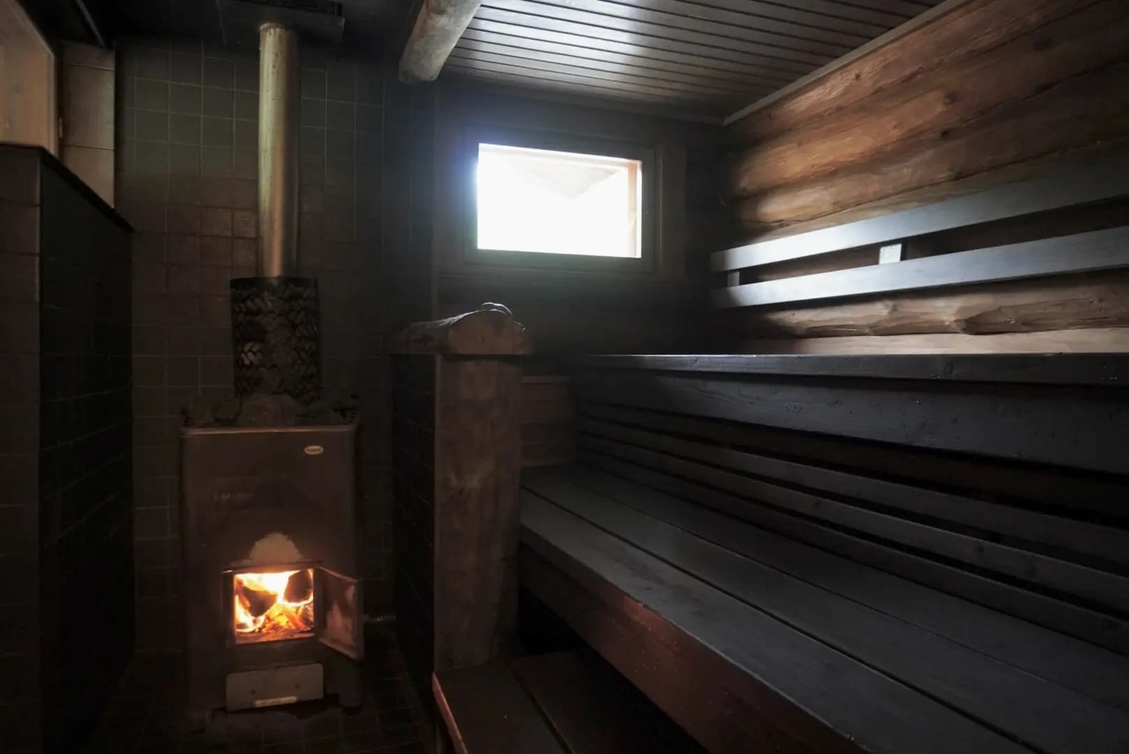 Traditional Finnish sauna