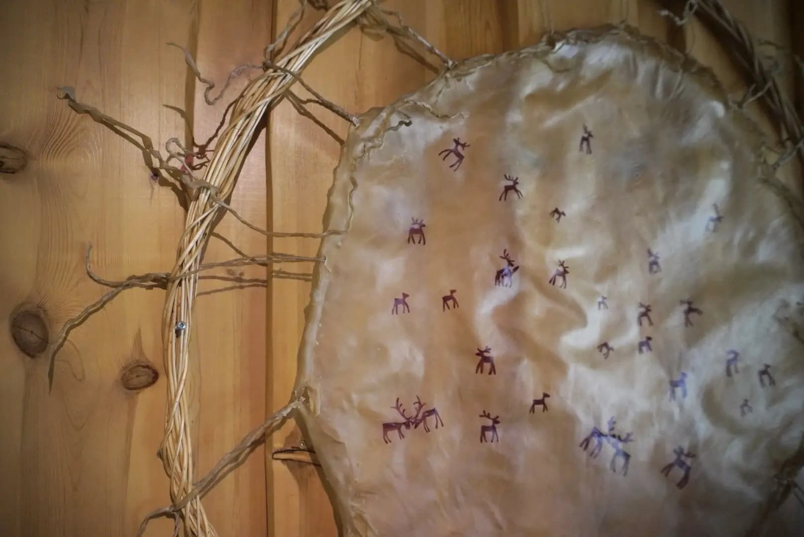 Leather wall decoration